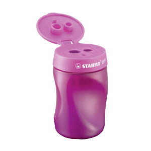 STABILO EASYsharpener - ergonomischer Dosenspitzer - Linkshänder - pink