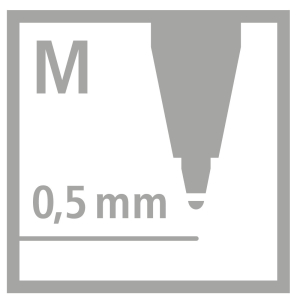 STABILO pointball Kugelschreiber - 0,5 mm - schwarz