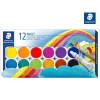 STAEDTLER Noris 888 Farbkasten - 12 Wasserfarben + 1 Tube Deckweiß