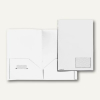 FolderSys Broschüren-Mappe, Standard, weiß, A4