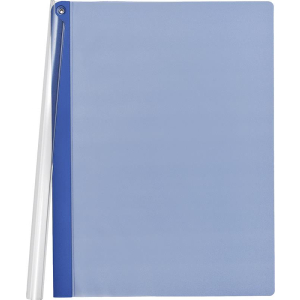 FolderSys Klemmr&uuml;cken-Mappe, Transparent, blau, 1...