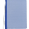 FolderSys Klemmrücken-Mappe, Transparent, blau, 1 Stück