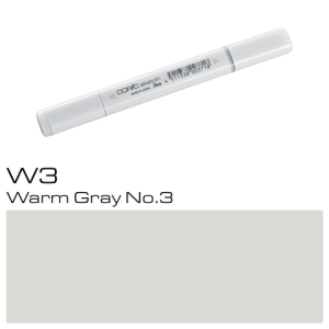 COPIC Sketch Marker W3 - Warm Gray No. 3