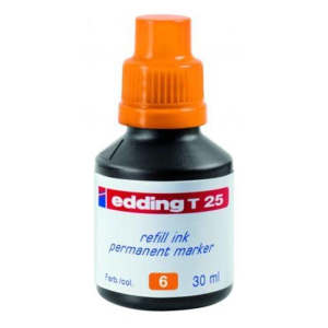 edding T25 Nachf&uuml;lltinte Permantmarker - orange - 25 ml