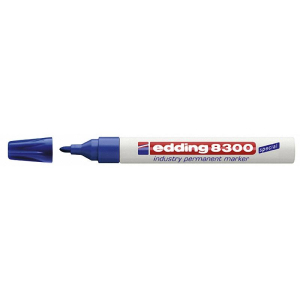 edding 8300 Industrie-Permanentmarker - 1,5-3 mm - blau