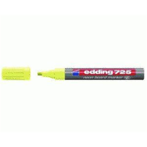 edding 725 Neon-Boardmakrer - Keilspitze - 2-5 mm - neongelb