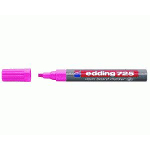 edding 725 Neon-Boardmakrer - Keilspitze - 2-5 mm - neonrosa