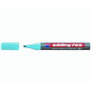 edding 725 Neon-Boardmarker - Keilspitze - 2-5 mm - neonblau