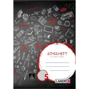 Landré Schulheft - DIN A5 - Lineatur 5 - 16 Blatt