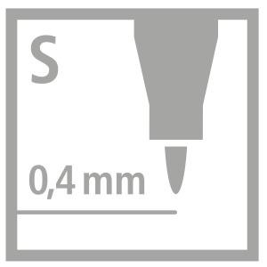 STABILO OHPen Folienschreiber - Superfein - 0,4 mm - permanent - 4er Set