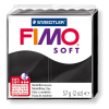 STAEDTLER FIMO soft 8020 Modelliermasse - schwarz - 57 g