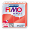 STAEDTLER FIMO effect 8020 Modelliermasse - rot transparent - 57 g
