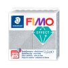 STAEDTLER FIMO effect 8010 Modelliermasse - silber glitter - 57 g