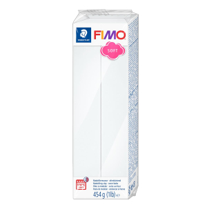STAEDTLER FIMO soft Modelliermasse - wei&szlig; - 454g