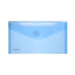 FolderSys PP-Umschlag LangDIN, transp. blau