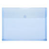 FolderSys PP-Umschlag A4, Dehnfalten, trans blau, 1 Stück