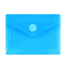 FolderSys PP-Umschlag A7quer, blau klar, 1 Stück