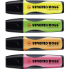 STABILO BOSS Executive Textmarker - 2+5 mm - 4er Set
