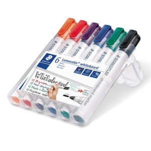 STAEDTLER Lumocolor Whiteboard-Marker - 2 mm - 6er Box