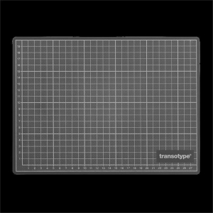 transotype Schneidematten gr&uuml;n/schwarz 600 x 450 mm