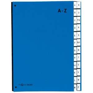 Pultordner Color A-Z 24-teilig bl 24249