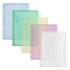 FolderSys Transparent-Umschlag, Dehnfalte, Abheftrand, A4,