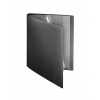 FolderSys Soft-Sichtbuch flexibel, 20 Hüllen, A4, PP schwarz, 1 Stück