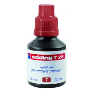 edding T25 Nachf&uuml;lltinte Permantmarker - braun - 25 ml