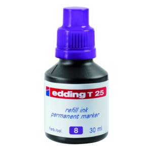 edding T25 Nachf&uuml;lltinte Permantmarker - violett -...