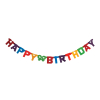 STYLEX Girlande - Happy Birthday - farbig - 1,50 m