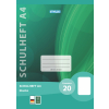 STYLEX Schulheft - DIN A4 - Lineatur 20 - 16 Blatt