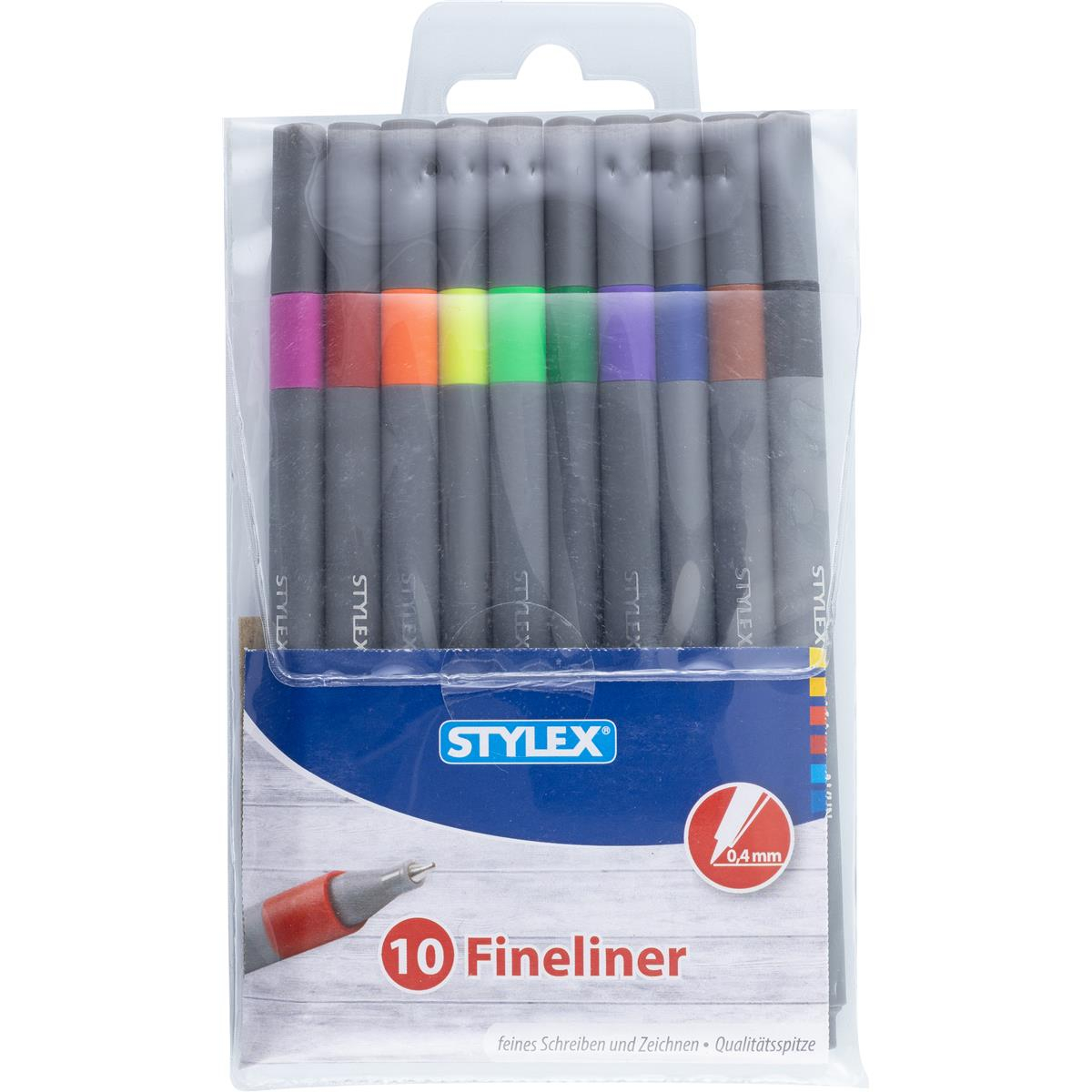 5 x Fineliner  0,4 mm Filzstift Set Tintenschreiber für Schule Büro Fasermaler 
