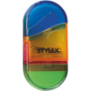 STYLEX Spitzer & Radiergummi - farbig sortiert