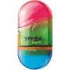 STYLEX Spitzer & Radiergummi - farbig sortiert