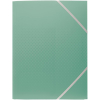 Stylex Dreiklappmappe - DIN A4 - PP - mit Gummizug - farbig sortiert