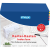Stylex Karteikasten - DIN A7 - Register A-Z - 100 Karten liniert
