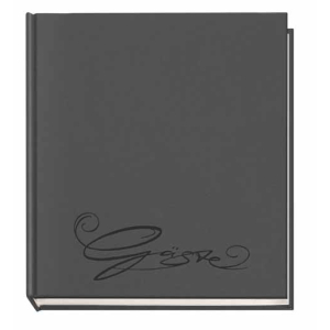 VELOFLEX Gästebuch - 205 x 240 mm - 144 Seiten - grau