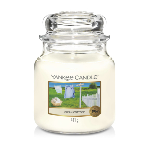 Yankee Candle Classic Medium Jar -  Clean Cotton 411 g