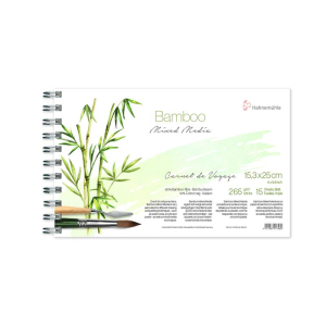 Hahnemühle Bamboo Carnet De Voyage - 265 g/m² - 15,3 x 25 cm - 15 Blatt