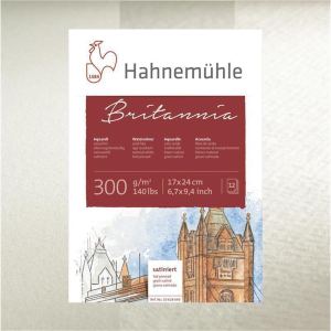 Hahnemühle Britannia Aquarellbogen - 300 g/m² - rau - 70 x 100 cm - 10 Bogen