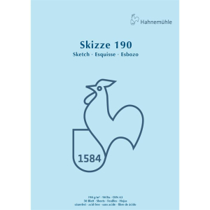 Hahnemühle Skizze 190 Skizzenblock - 190 g/m² - DIN A3 - 50 Blatt