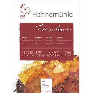 Hahnemühle Torchon Aquarellblock - 275 g/m² - 24 x 32 cm - 20 Blatt