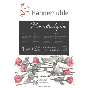 Hahnem&uuml;hle Nostalgie Skizzenblock - 190 g/m&sup2; -...