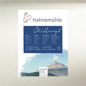 Hahnem&uuml;hle &Ouml;l Acryl 230 Block - 230 g/m&sup2; -...