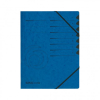 herlitz Ordnungsmappe - DIN A4 - 1 bis 7 - blau