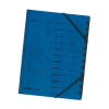 herlitz Ordnungsmappe - DIN A4 - 1 bis 12 - blau