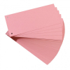 herlitz Trennstreifen - 10,5 x 24 cm - Manila-Karton - rosa - 100 Stück