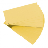 herlitz Trennstreifen - 10,5 x 24 cm - Manila-Karton - gelb - 100 Stück