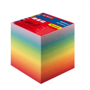 herlitz Notizklotz - 9 x 9 cm - Rainbow - 800 Blatt