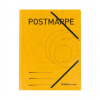 herlitz Einschlagmappe mit Gummizug - DIN A4 - Postmappe - gelb